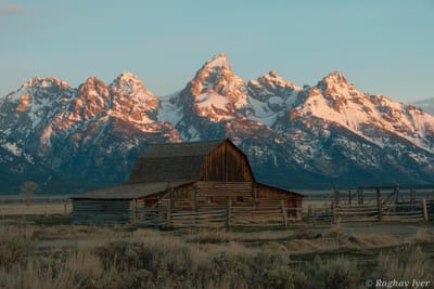 Sunrise at Mormon Row