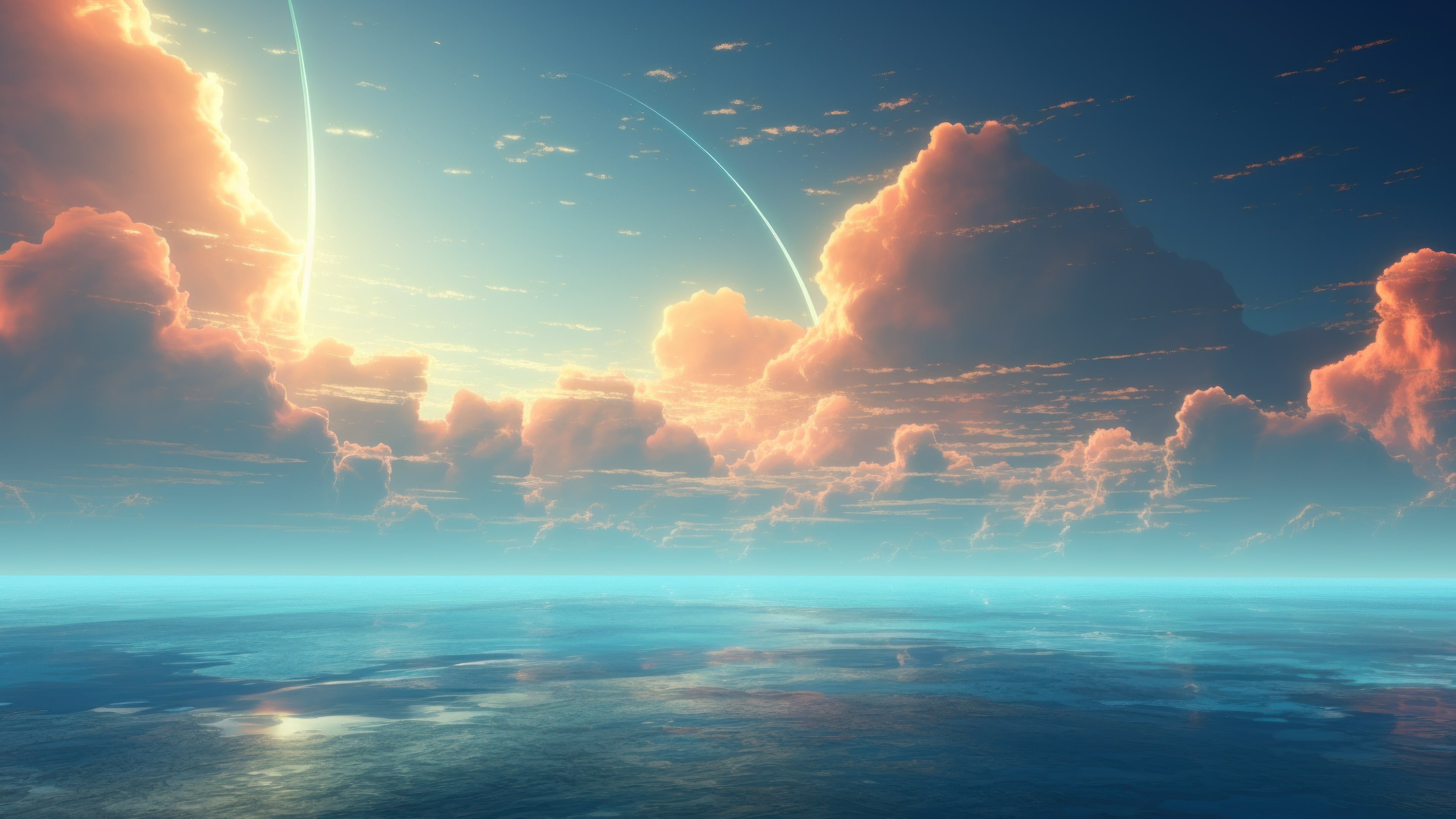 Clouds Meet The Sea AI Generated 4K Wallpaper - Pixground - Download  High-Quality 4K Wallpapers For Free