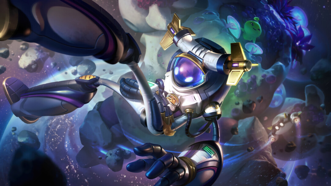 A stunning 4K desktop wallpaper featuring the Astronaut Ivern League of Legends skin.