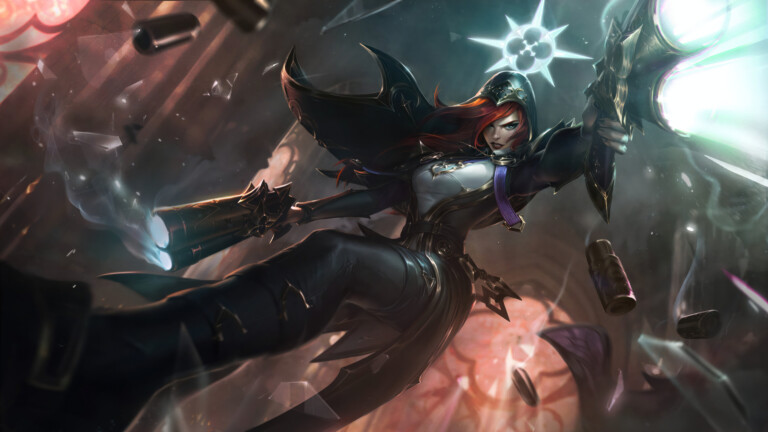 A mesmerizing 4K desktop wallpaper featuring the Broken Covenant Miss Fortune skin in League of Legends.