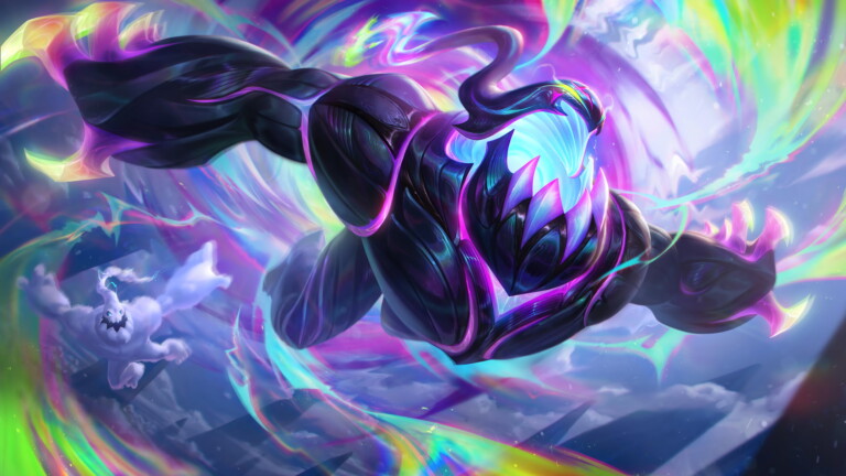 A stunning 4K desktop wallpaper featuring the Empyrean Zac skin from League of Legends.