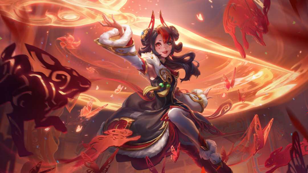 Gwen Mythmaker Wild Rift Skin 4K Desktop Wallpaper