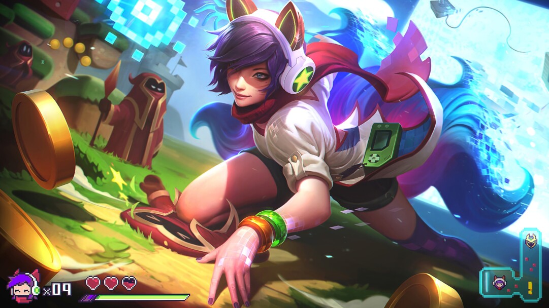 Get this stunning 4K desktop wallpaper featuring Ahri in her Arcade skin from League of Legends.