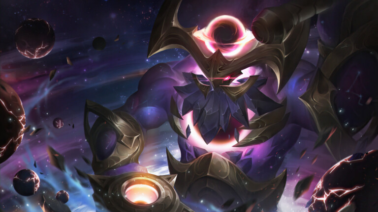 A stunning 4K wallpaper featuring Dark Star Ornn skin from League of Legends.
