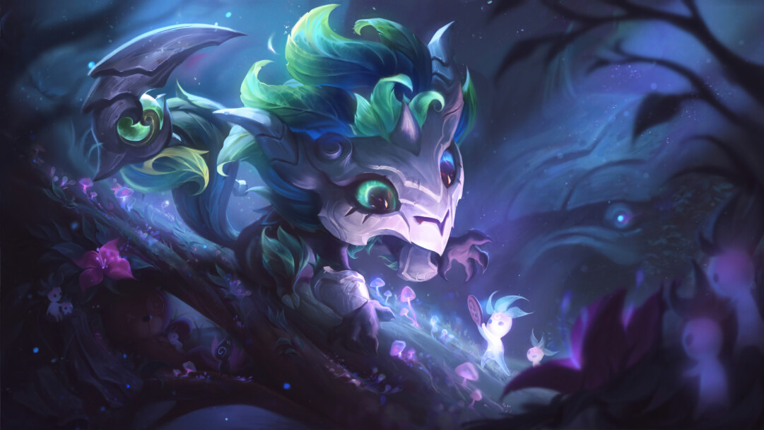 high-quality 4K wallpaper featuring Elderwood Gnar skin from League of Legends.