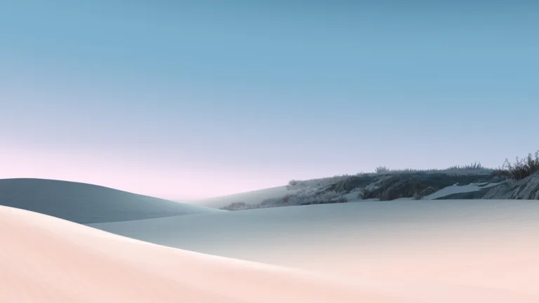 Experience the breathtaking beauty of the desert with this stunning Microsoft Surface wallpaper. The soft curves of the sand dunes create a sense of calm and tranquility that will transport you to a peaceful oasis.