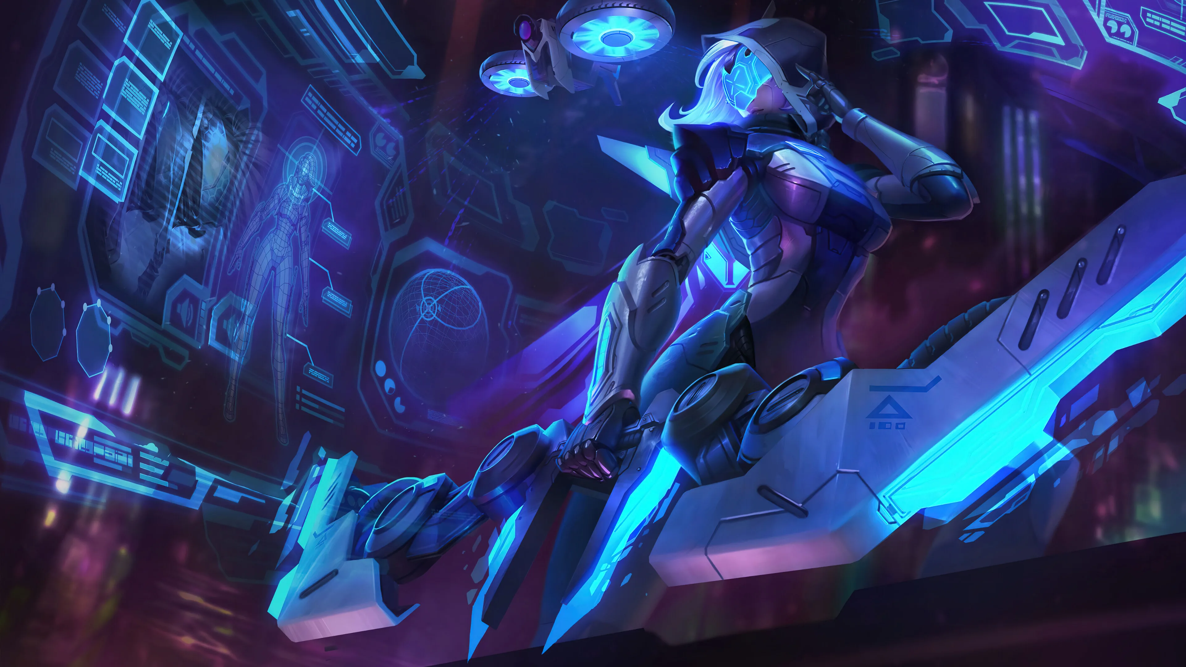 Winterblessed Hwei LoL Skin Spash Art 4K Wallpaper iPhone HD Phone