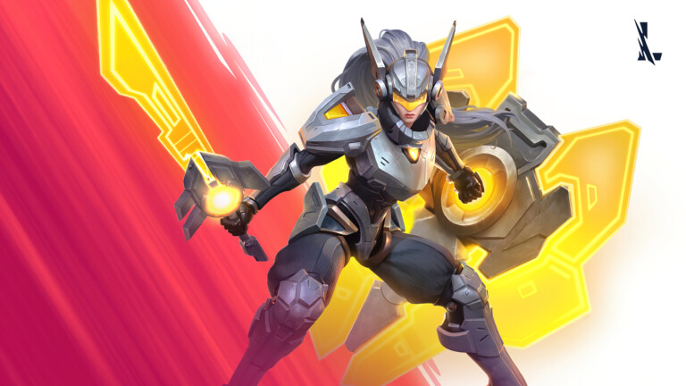A stunning 4K wallpaper featuring the Project Leona skin from League of Legends Wild Rift.