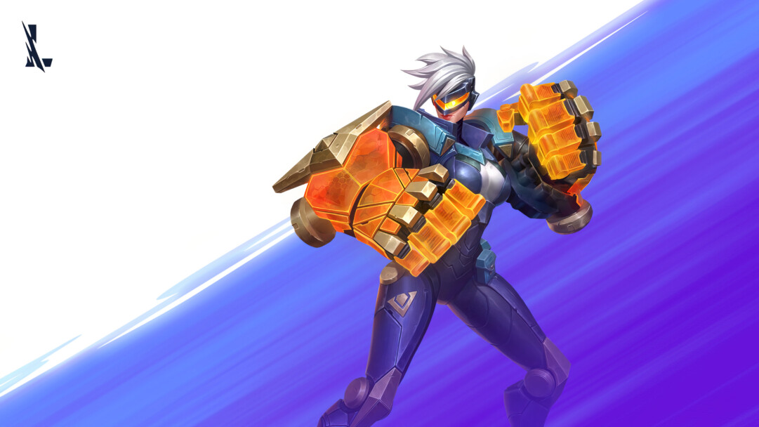 A stunning 4K wallpaper featuring the Project Vi skin in League of Legends Wild Rift.