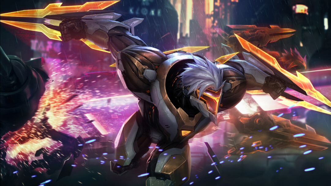 A stunning 4K desktop wallpaper featuring the Prestige Edition skin of Project Zed from League of Legends.