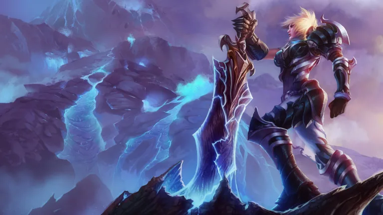 A stunning 4K wallpaper featuring Riven Championship skin from League of Legends.