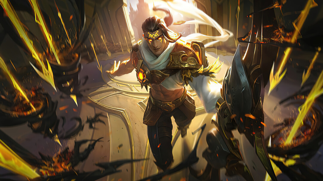 A stunning 4K desktop wallpaper featuring the Varus Arclight skin from League of Legends Wild Rift.