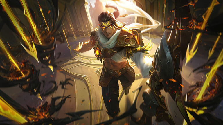 A stunning 4K desktop wallpaper featuring the Varus Arclight skin from League of Legends Wild Rift.
