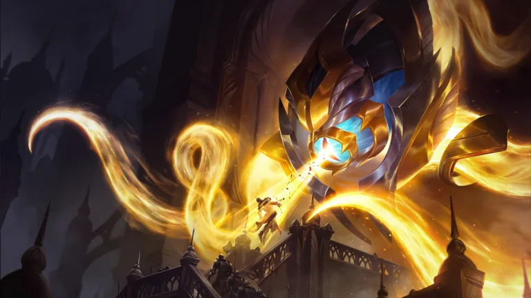Get this stunning 4K wallpaper featuring the Vel'Koz Arclight skin from League of Legends.