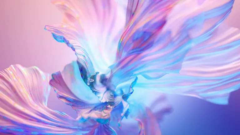 A captivating digital art creation showcasing a vibrant floral gradient background in mesmerizing 4K resolution, perfect for artistic designs and captivating visuals.