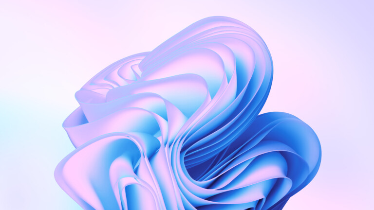 A captivating Windows 11 abstract wallpaper featuring a gradient blue bloom in stunning 4K resolution. This modern and vibrant digital art brings a stylish touch to your desktop, perfect for tech enthusiasts and those seeking a visually stunning experience.