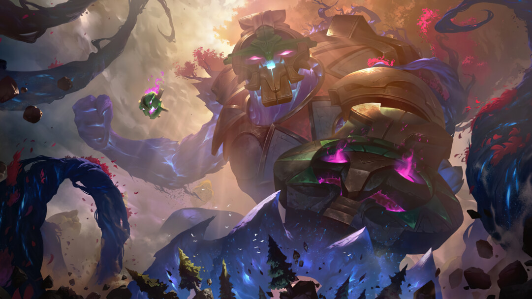 Get this stunning 4K wallpaper of Worldbreaker Maokai Skin from Legends Of Runeterra.