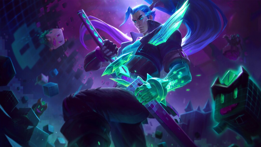 A high-resolution 4K wallpaper featuring the Battle Boss Yasuo skin from League of Legends. Yasuo, the Wind Wanderer, is depicted in his formidable Battle Boss attire, ready to take on the challenges of the virtual battlefield.