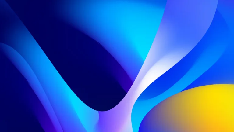 A vibrant and modern blue abstract background in 4k resolution. This artistic wallpaper showcases a captivating digital design, perfect for adding a touch of style to your devices.