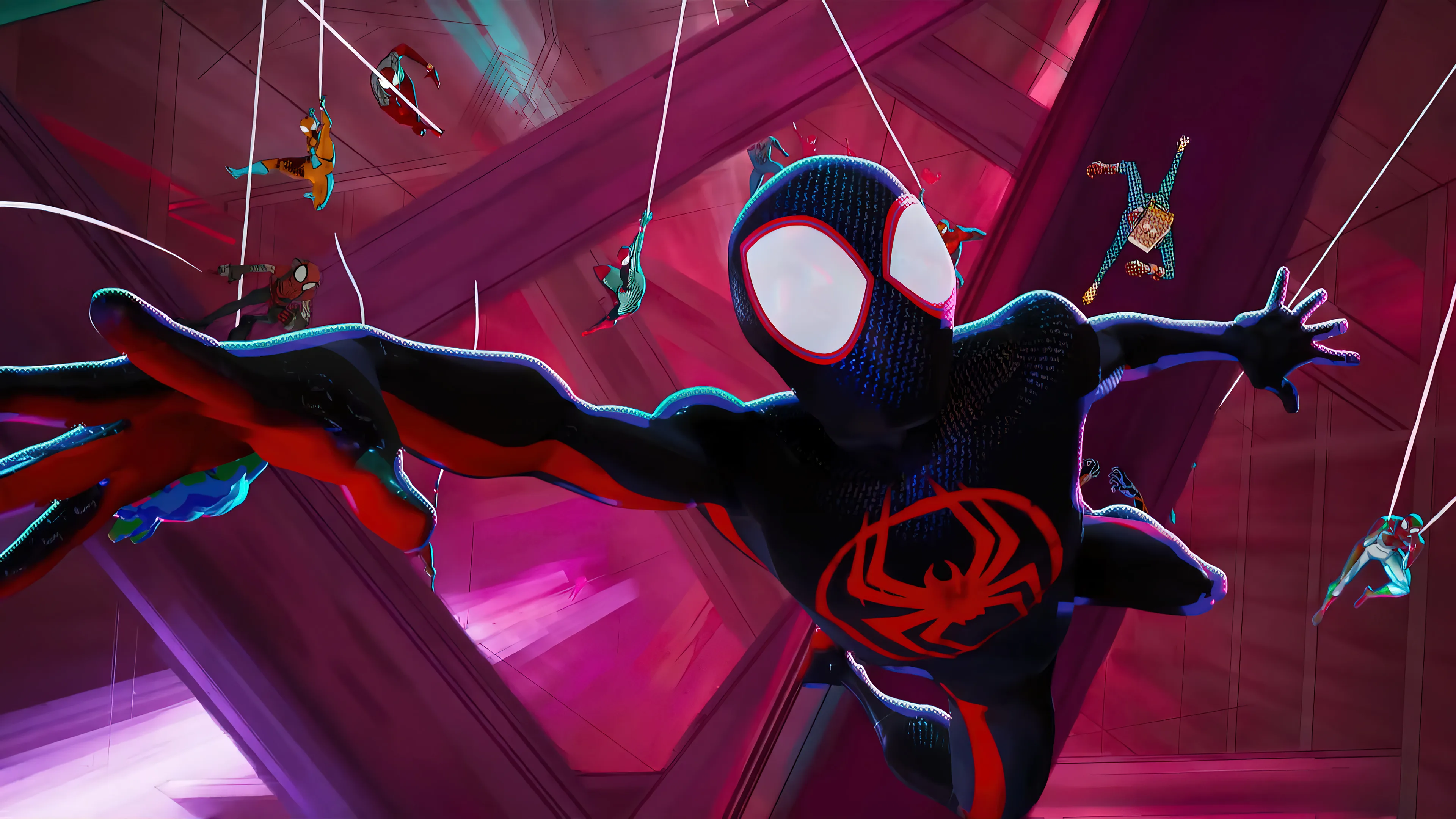 spiderman across the spider verse wallpaper 4k miles morales and