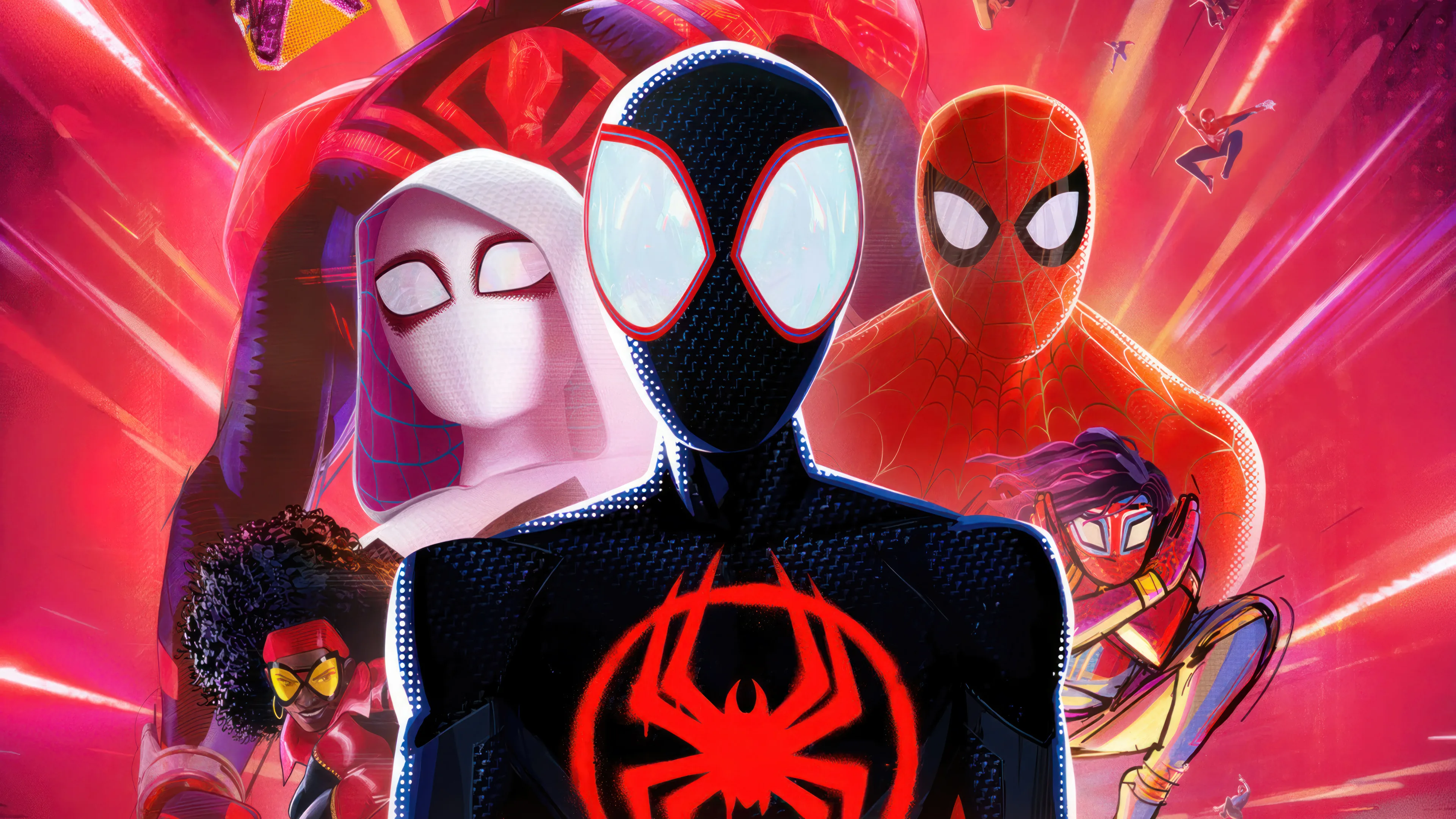 Spider Man Across the Spider-Verse Logo Ultra HD Desktop