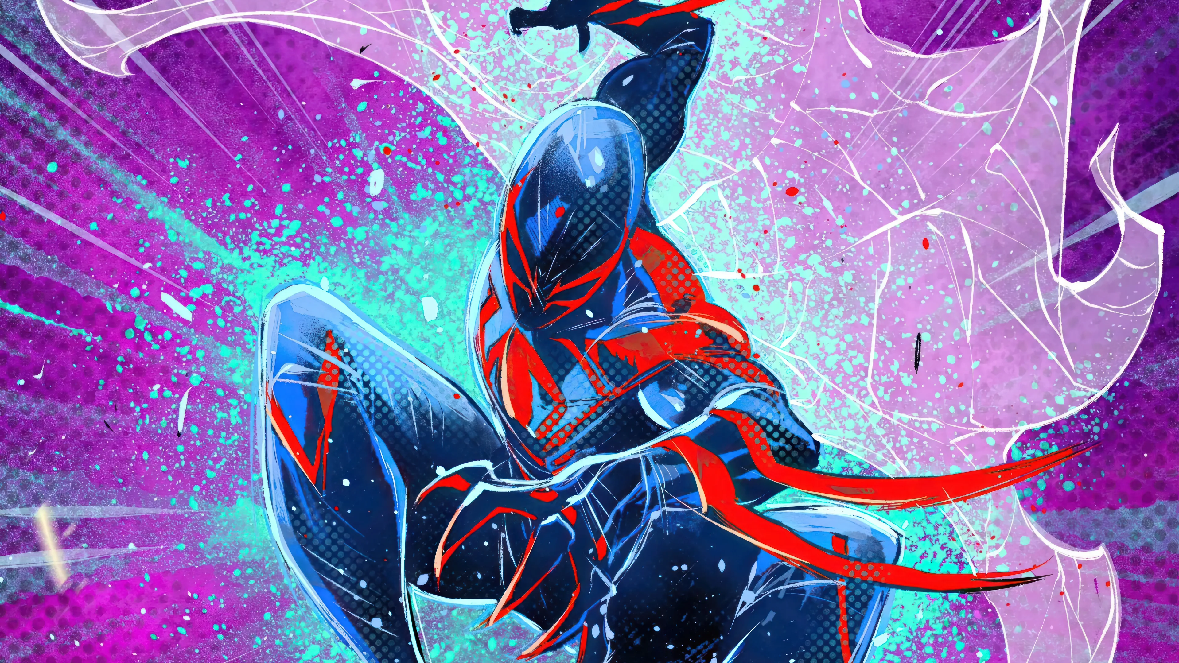 Spider-Man 2099 Spider-Man: Across the Spider-Verse 4K Wallpaper -  Pixground - Download High-Quality 4K Wallpapers For Free
