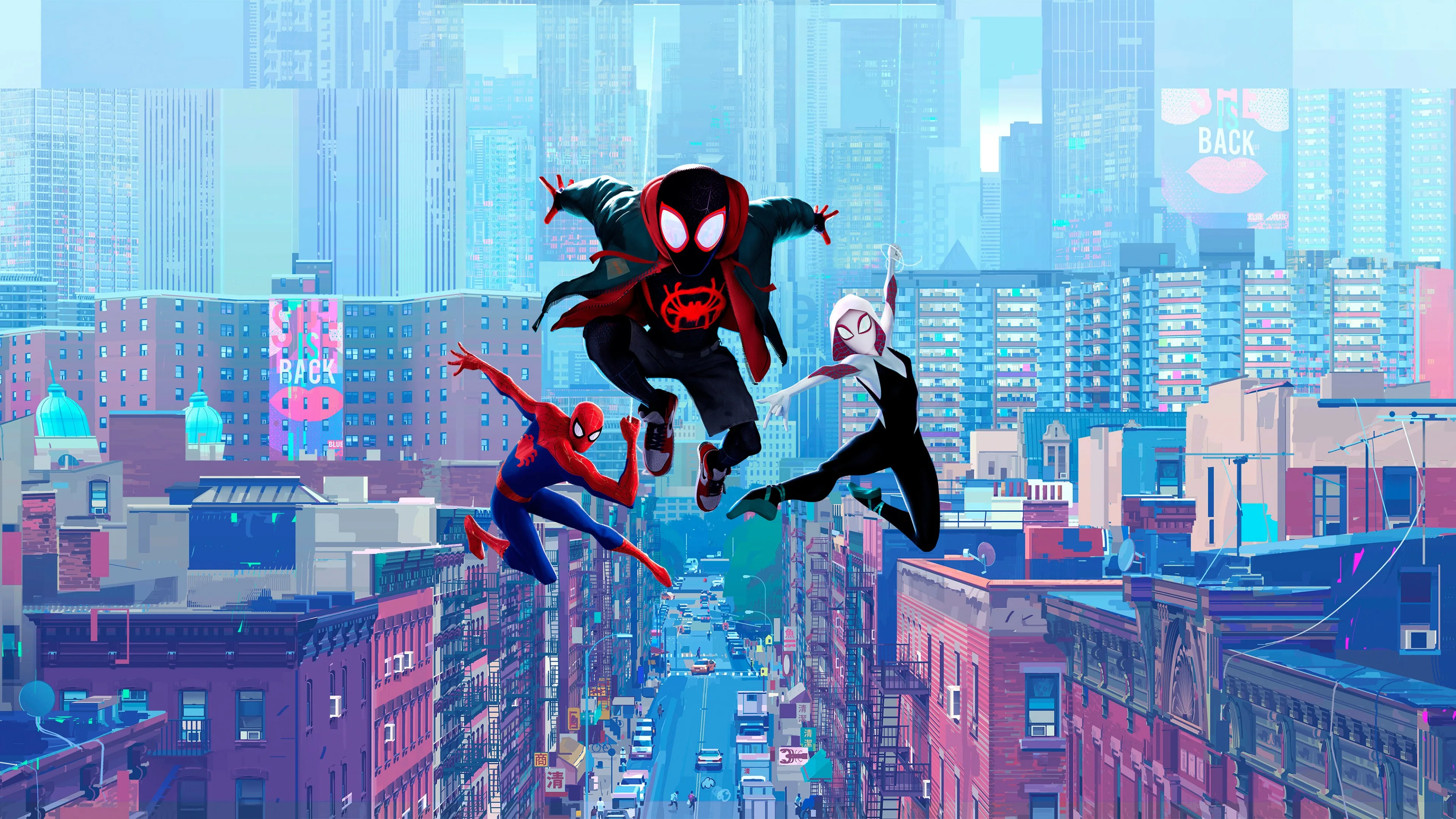 Movie SpiderMan Into The SpiderVerse Miles Morales 2K wallpaper  hdwallpaper desktop  Spiderman Spiderman wallpaper Spider verse