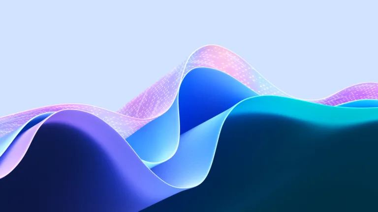 A stunning 4K wallpaper showcasing abstract digital waves with a captivating gradient effect. Inspired by the aesthetic of Windows 11, this visually striking digital artwork combines flowing waves and a vibrant gradient, creating a mesmerizing visual experience.
