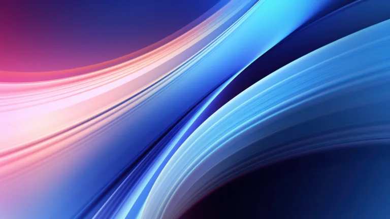 A visually captivating 4K wallpaper featuring layers of abstract design in a beautiful blue gradient, generated by AI, perfect for adding a modern touch to your device.