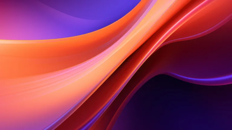 A visually captivating 4K wallpaper featuring abstract layers in vibrant shades of orange, created using AI technology.