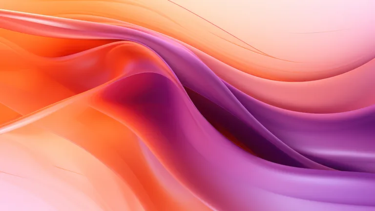 A captivating 4K wallpaper created by artificial intelligence, featuring abstract orange layers that create a visually stunning composition.
