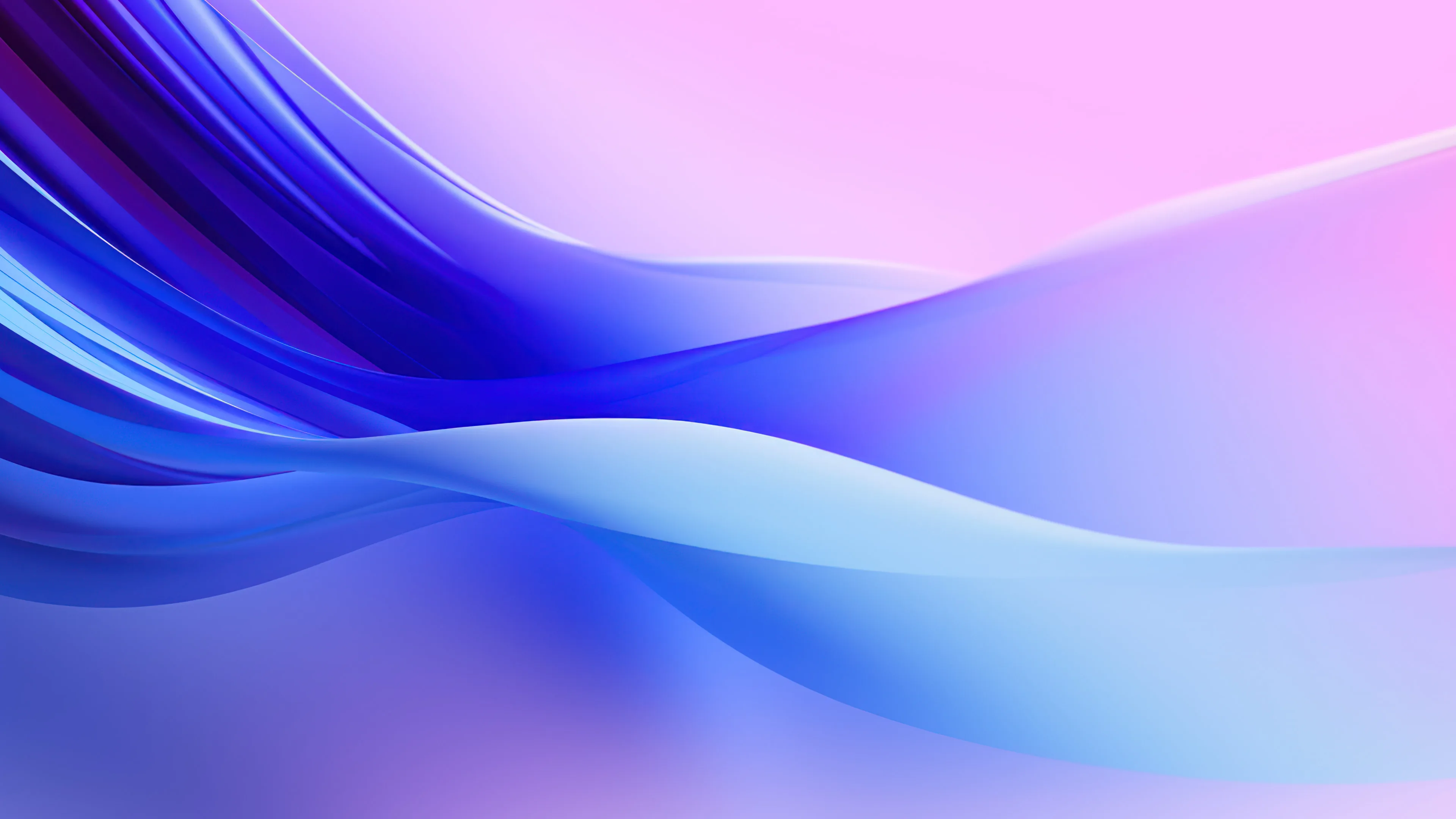 Windows 11 Blue Abstract Dark Mode 4K Wallpaper