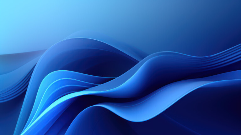 An AI-generated 4K wallpaper featuring captivating dark blue abstract layers, presenting a mesmerizing display of digital art and providing a modern and stylish background.