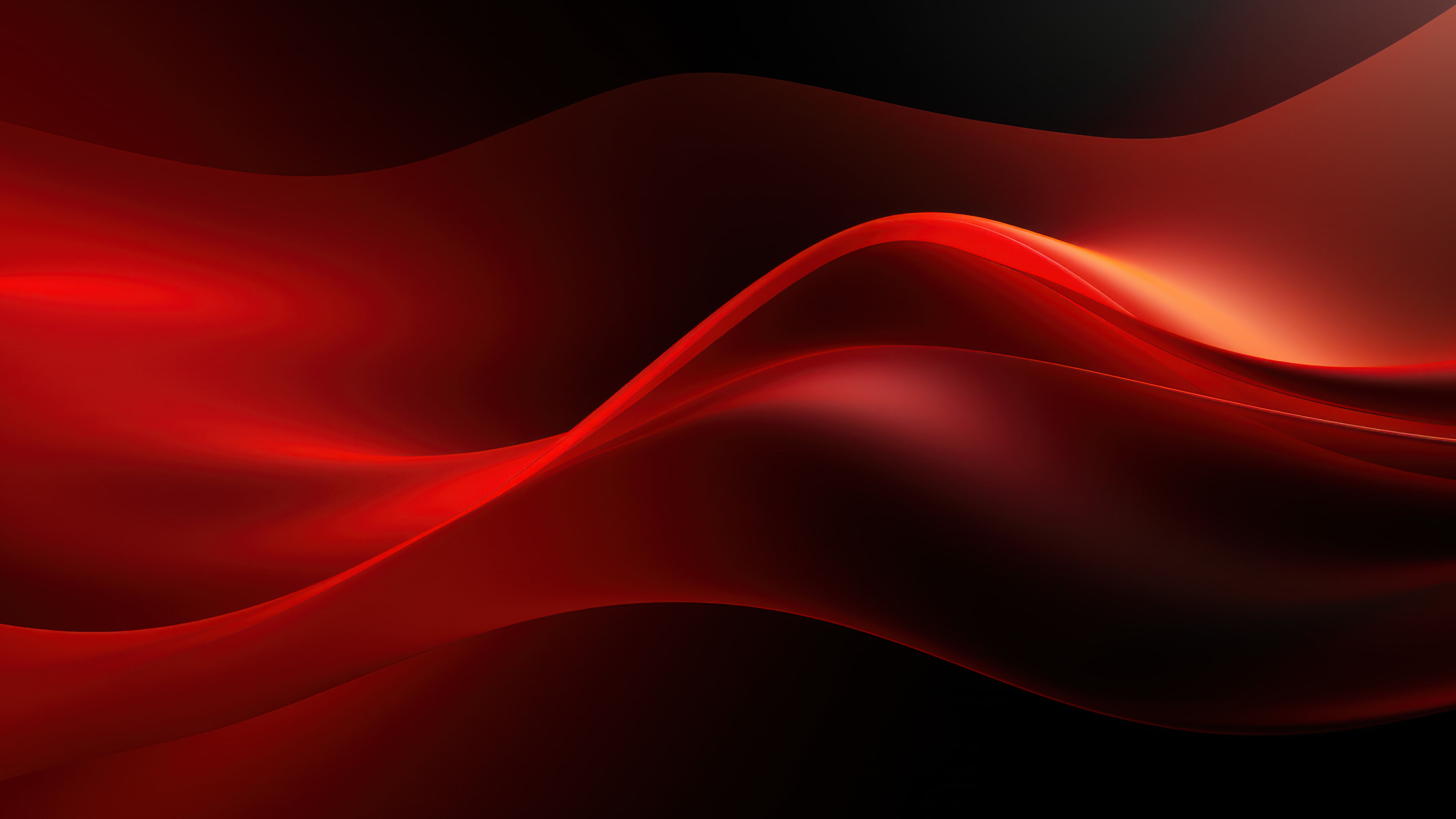 Dark Red Abstract Layers 4K Wallpaper - Elevate Your Screen with High