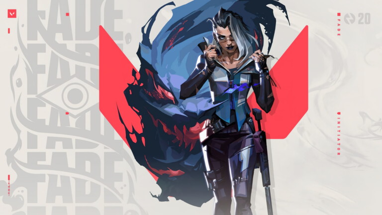 A high-resolution 4K wallpaper featuring Agent Fade from the popular game Valorant. Fade, a mysterious and skilled operative, is depicted in action with his unique abilities.
