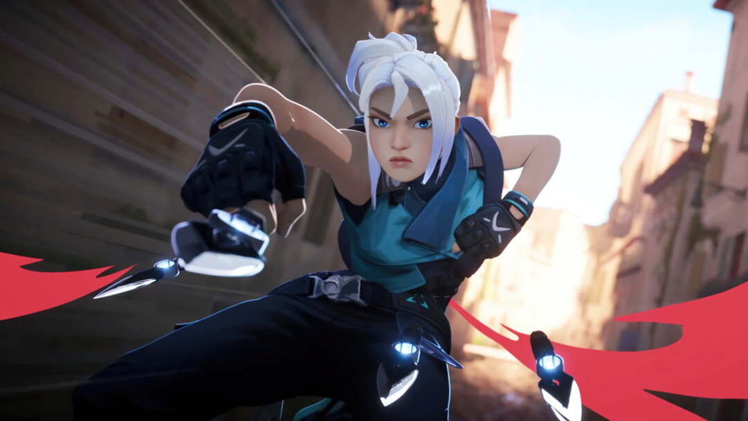 A high-resolution 4K wallpaper showcasing Agent Jett from the popular game Valorant. Jett is a highly skilled duelist with unique abilities, making her a force to be reckoned with in the game.