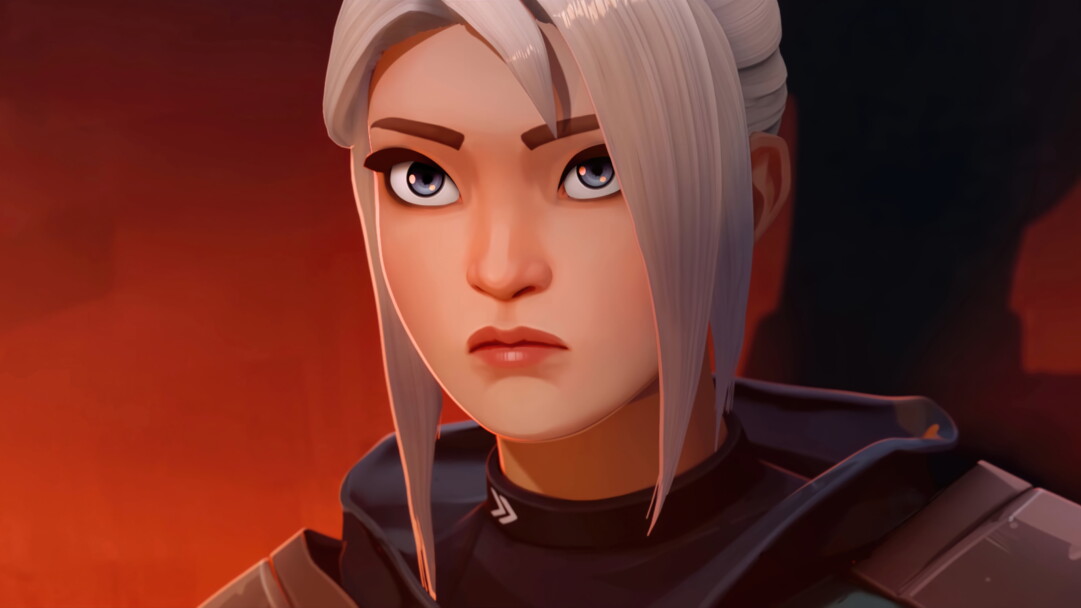 A high-resolution 4K wallpaper showcasing Agent Jett from the popular game Valorant. Jett is a highly skilled duelist with unique abilities, making her a force to be reckoned with in the game.