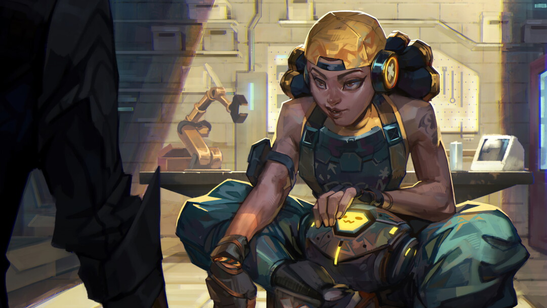 Get ready for action with this 4K wallpaper featuring Agent Raze from the popular game Valorant. Raze, known for her explosive skills and fiery personality, is showcased in dynamic detail.