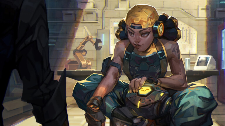 Get ready for action with this 4K wallpaper featuring Agent Raze from the popular game Valorant. Raze, known for her explosive skills and fiery personality, is showcased in dynamic detail.