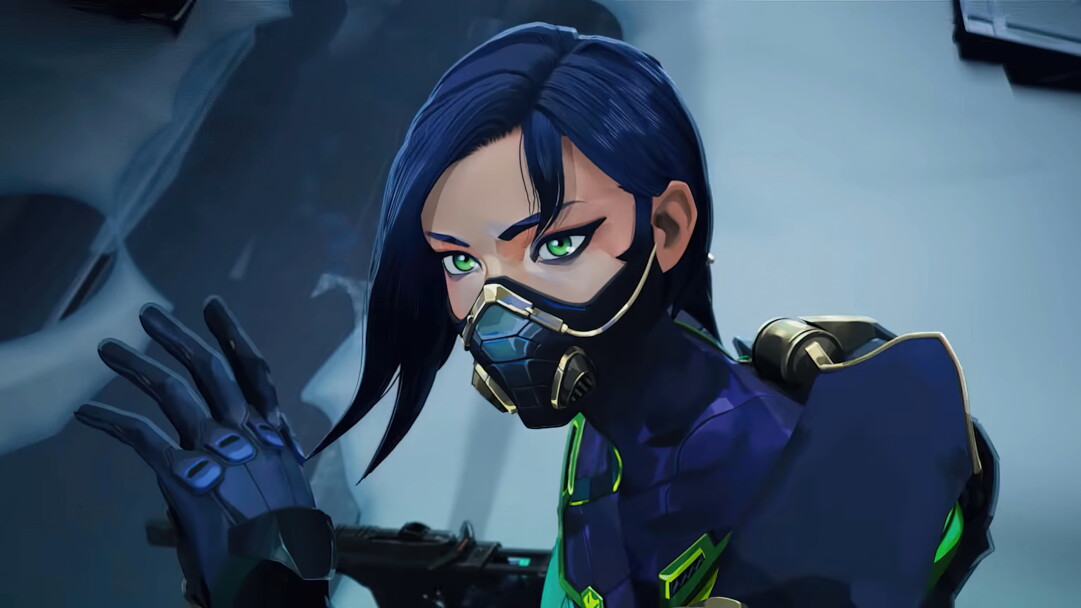 A striking 4K wallpaper showcasing Agent Viper from the popular game Valorant. Viper, a skilled chemist and toxin specialist, is ready for action with her unique abilities.