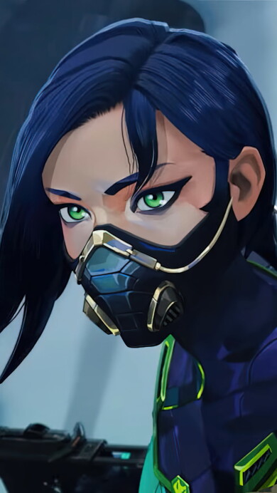 A striking 4K wallpaper showcasing Agent Viper from the popular game Valorant. Viper, a skilled chemist and toxin specialist, is ready for action with her unique abilities.