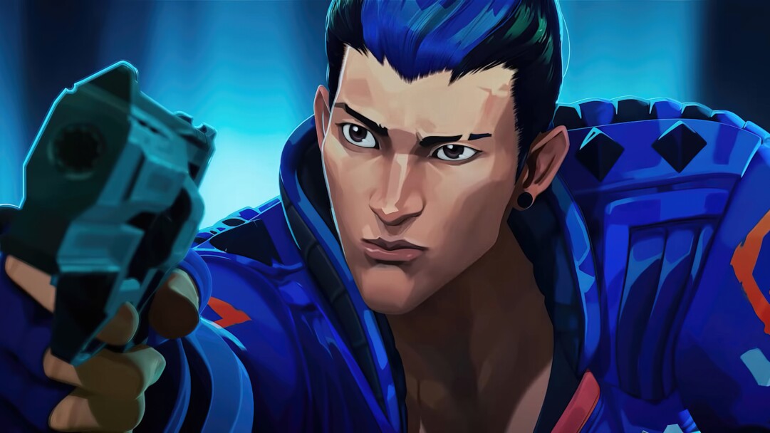 A high-resolution 4K wallpaper featuring Agent Yoru from Valorant, a skilled infiltrator with unique abilities.