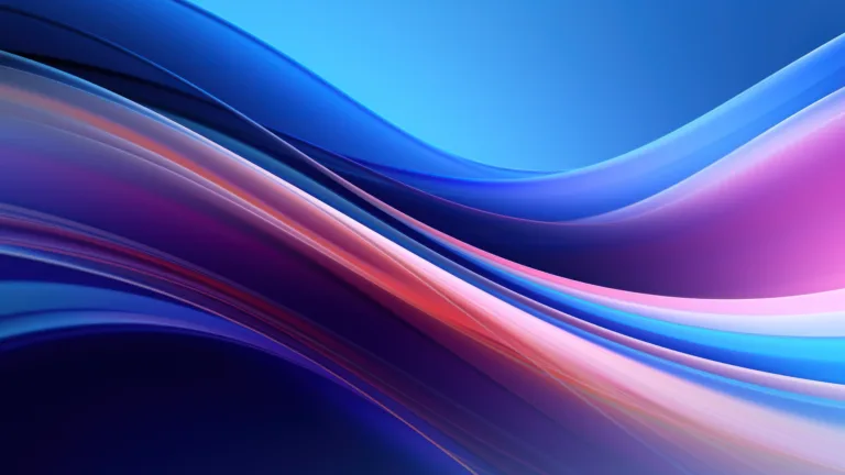 A mesmerizing 4K wallpaper created by AI, featuring soothing blue abstract gradient layers that seamlessly merge, showcasing vibrant colors and modern digital art, perfect for enhancing your desktop background.
