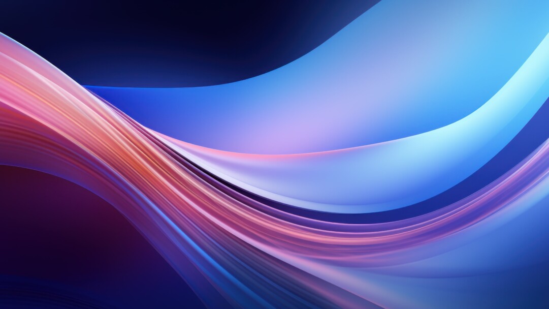 A mesmerizing 4K wallpaper created by AI, featuring soothing blue abstract gradient layers that seamlessly merge, showcasing vibrant colors and modern digital art, perfect for enhancing your desktop background.