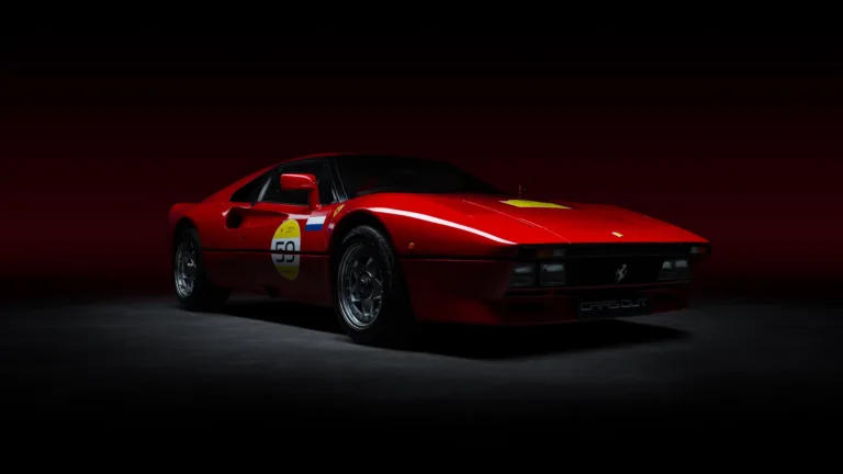 A high-resolution 4K wallpaper featuring the iconic Ferrari 288 GTO, a classic sports car known for its breathtaking design and performance, perfect for car enthusiasts and admirers of automotive excellence.