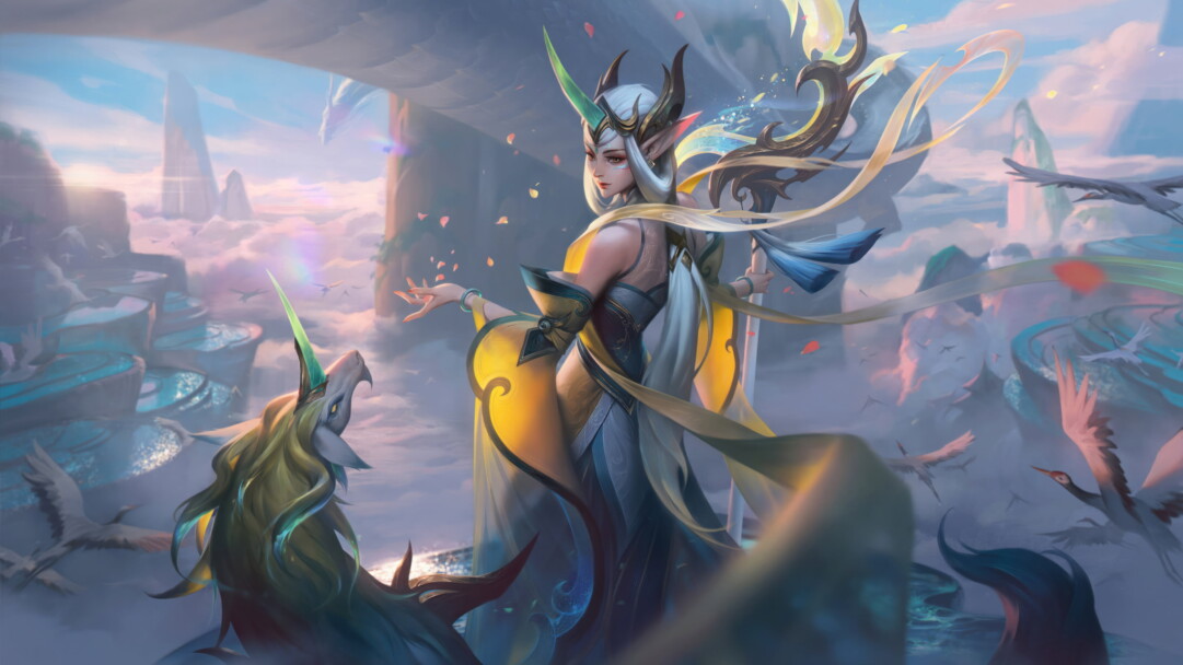 Immortal Journey Soraka Skin League of Legends 4K Wallpaper