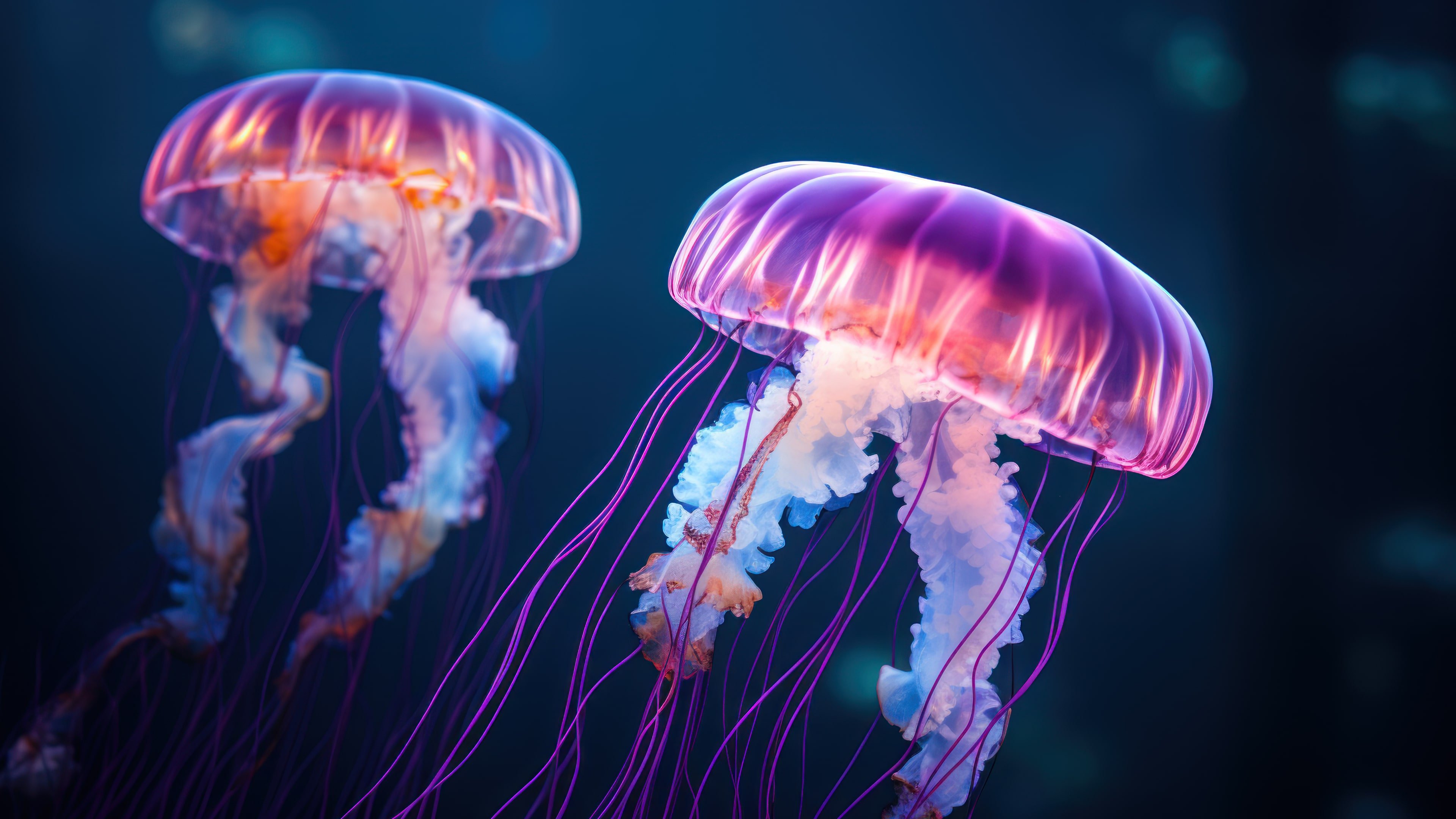 Deep Sea Jellyfish Wallpaper 