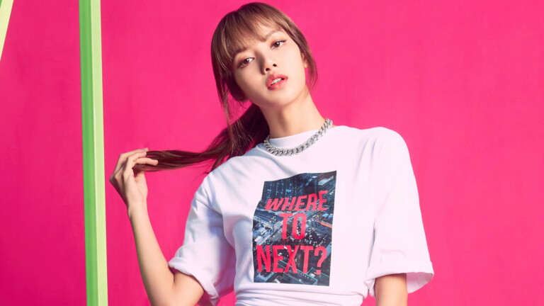 A captivating 4K wallpaper showcasing Lisa from BLACKPINK, the dynamic K-pop group member known for her impressive dancing skills and charismatic presence, making it a must-download for K-pop enthusiasts and BLACKPINK fans.