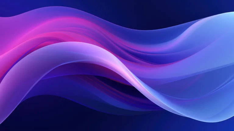 A captivating 4K wallpaper created by AI, presenting purple abstract gradient layers that blend harmoniously, showcasing vibrant colors and modern digital art, ideal for elevating your desktop background.