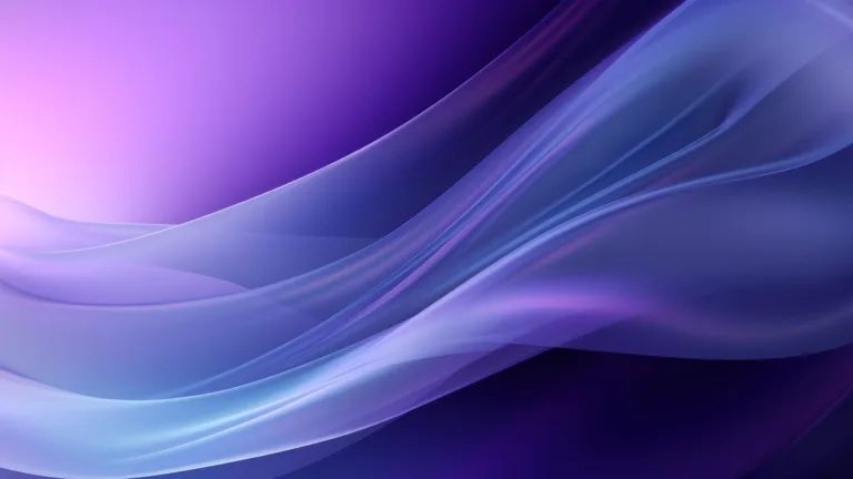 A captivating 4K wallpaper produced by AI, displaying purple abstract layers that create a mesmerizing and futuristic design, offering a unique and artistic background for your desktop.